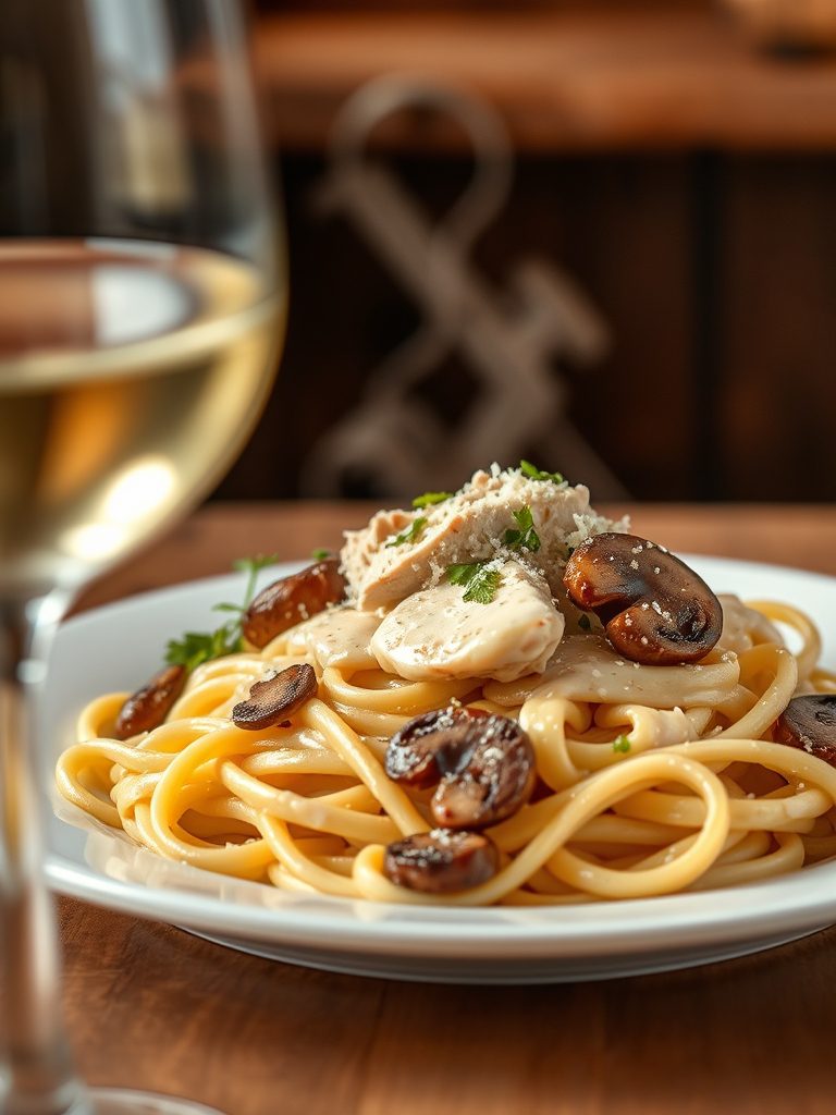 creamy turkey mushroom sauce