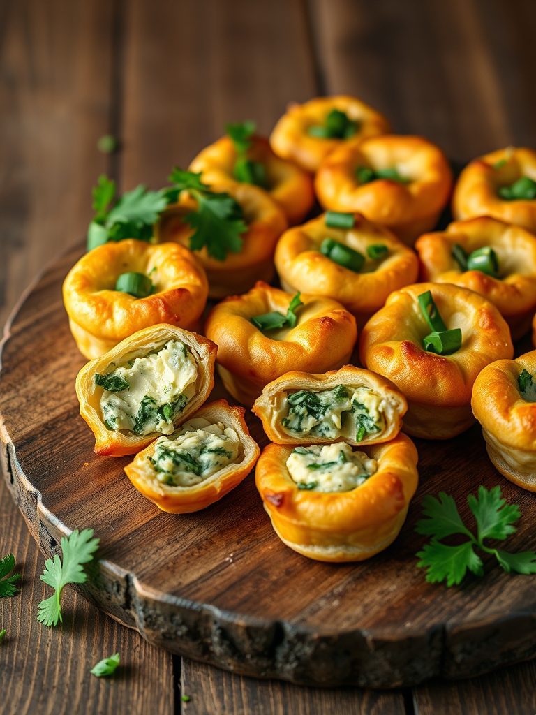 crispy appetizer spinach bites