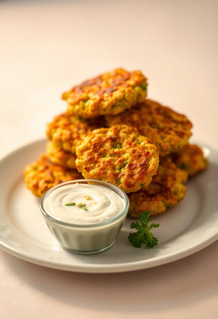 crispy broccoli garlic bites