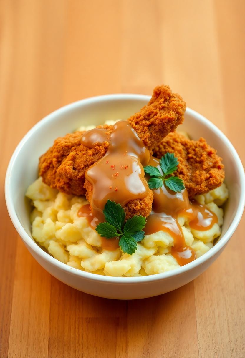 crispy chicken comfort food