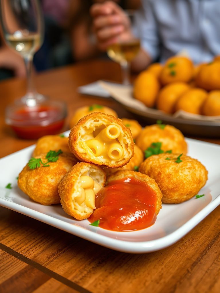 crispy fried cheese snacks