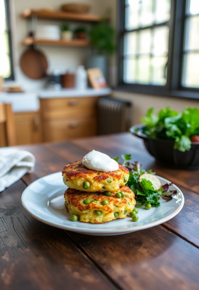 crispy fried food cakes