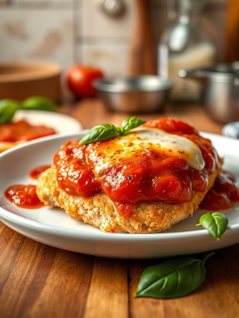 crispy italian chicken dish