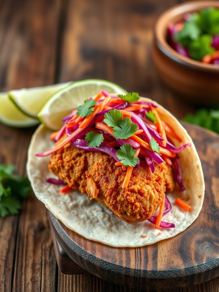crispy mexican chicken tacos