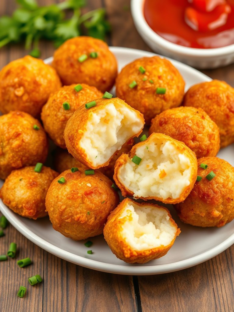 crispy potato balls recipe