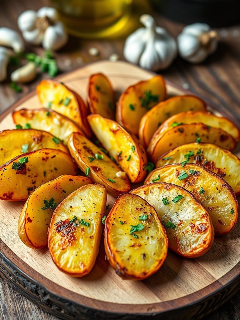 crispy roasted potato snack
