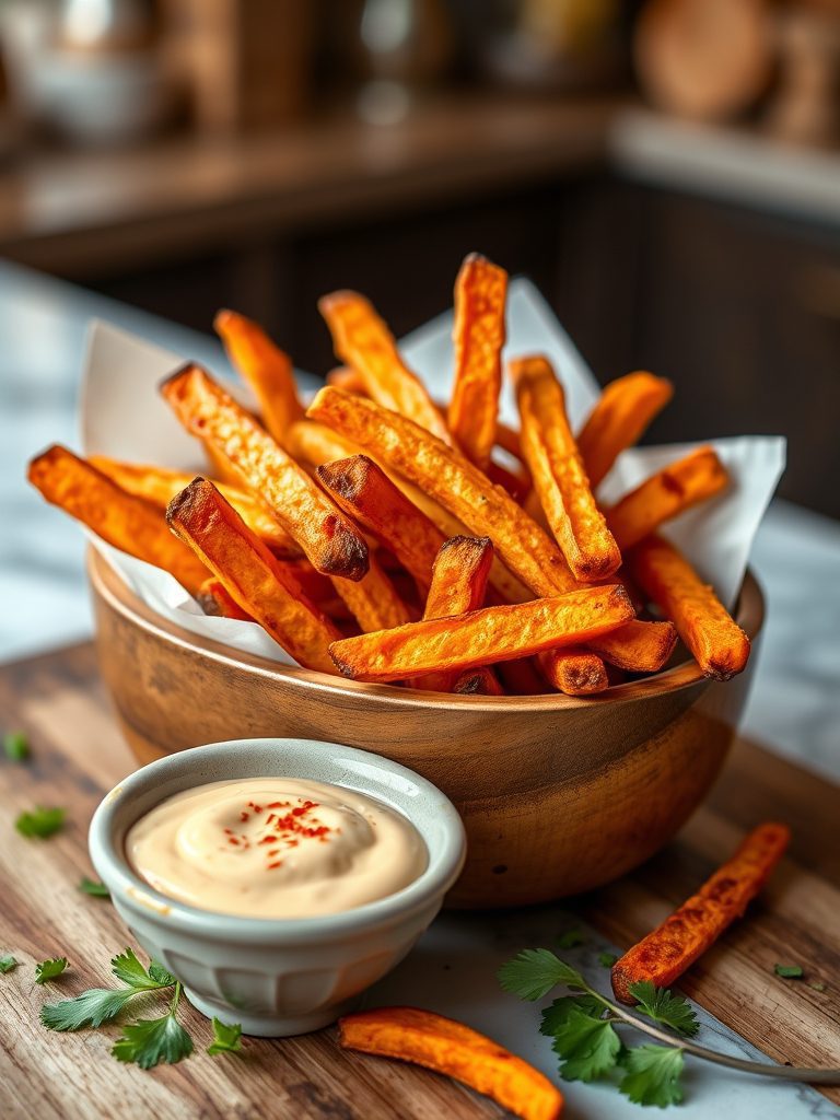 crispy spicy sweet fries
