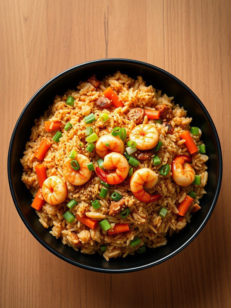 delicious asian fried dishes