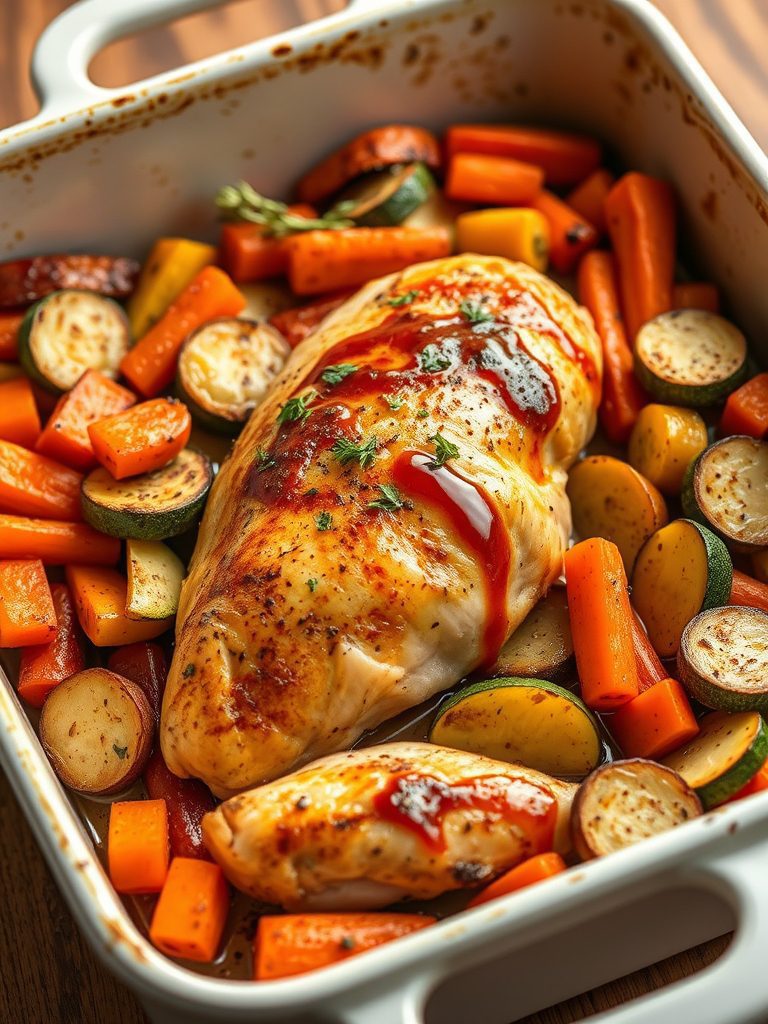 delicious baked chicken dish