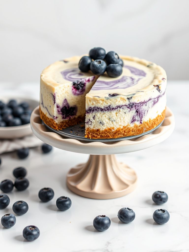 delicious blueberry dessert combination