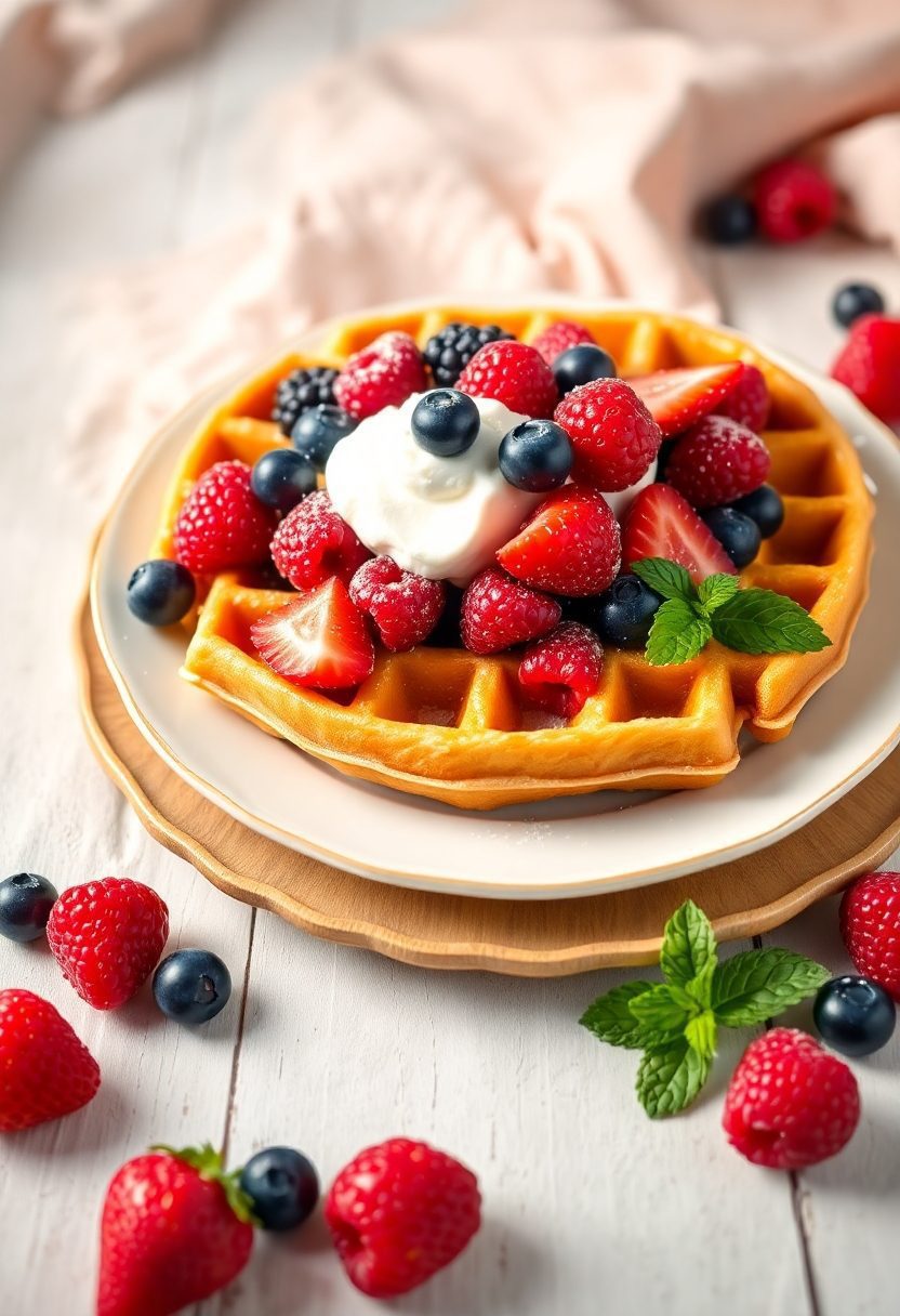 delicious breakfast dessert treat
