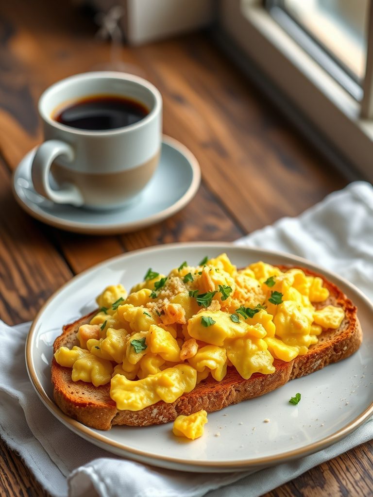 delicious breakfast food item
