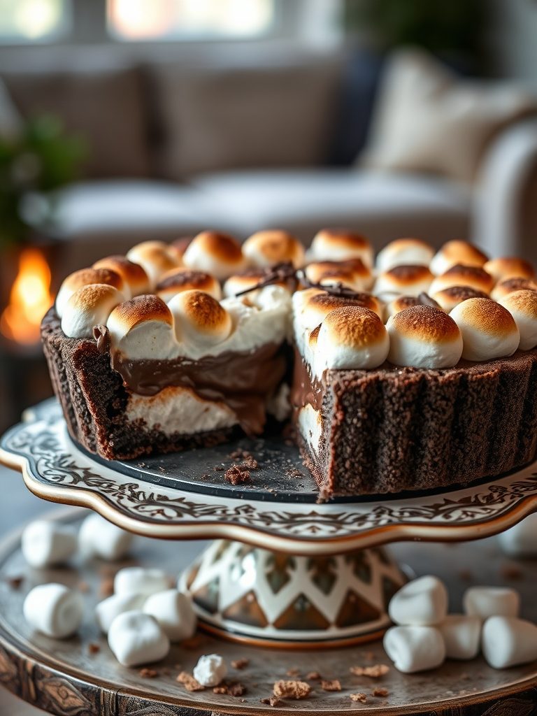 delicious campfire treat pie