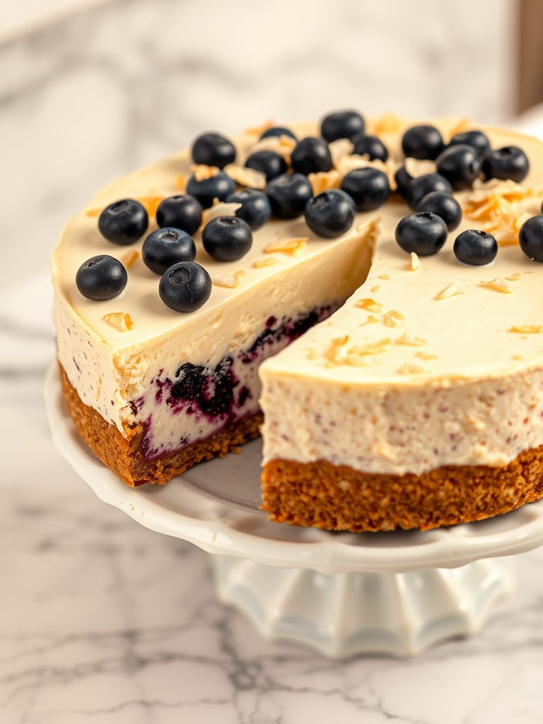 delicious coconut cream dessert