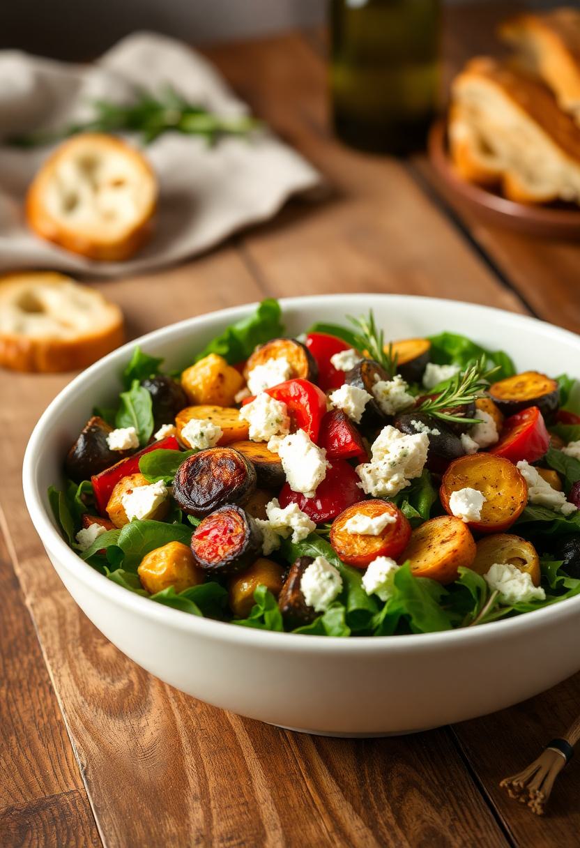 delicious goat cheese salad