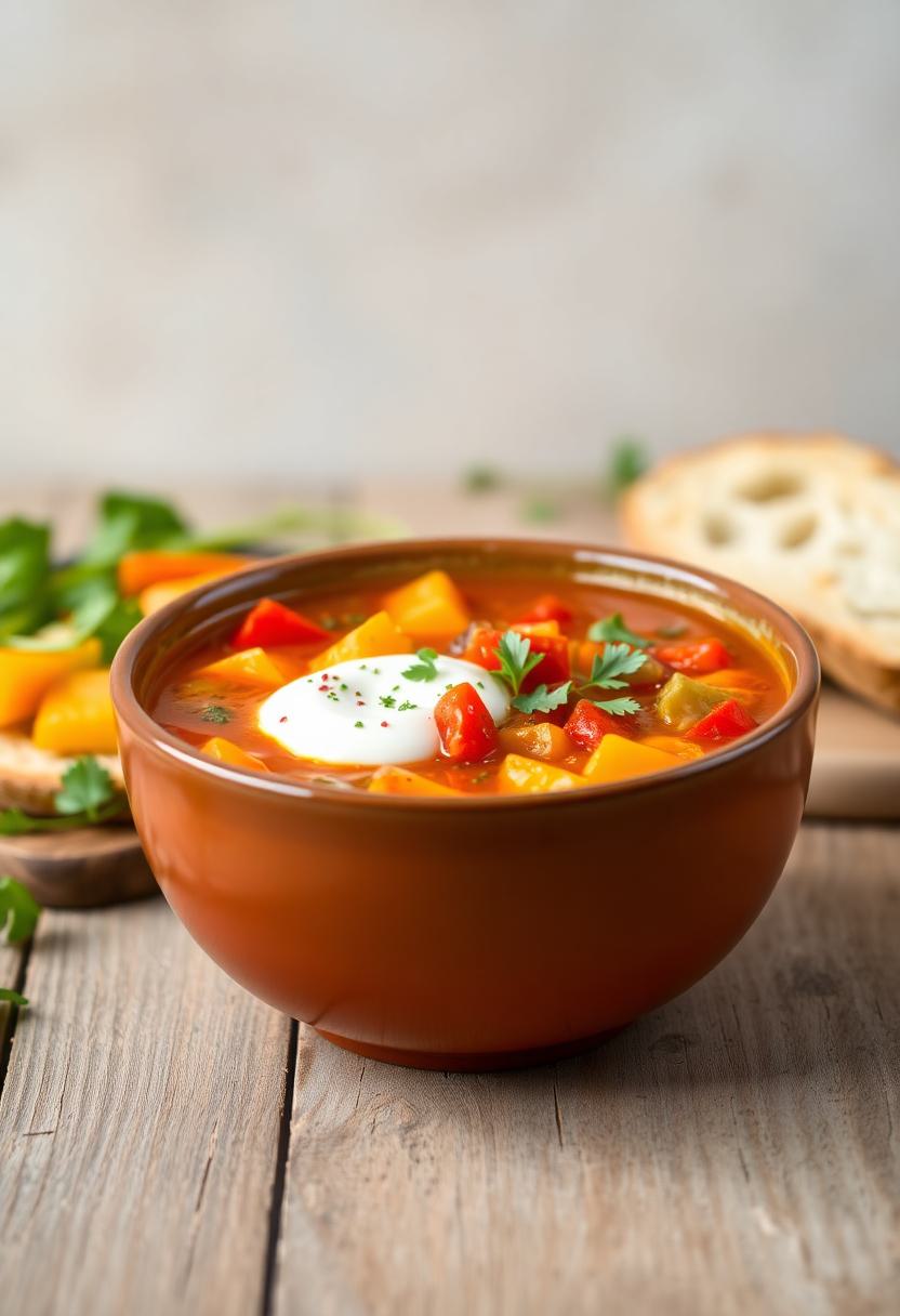 delicious healthy vegetable soup