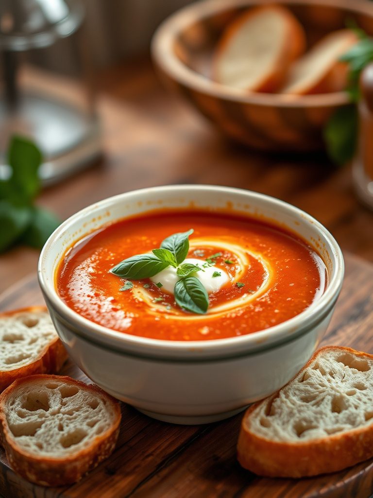 delicious homemade tomato soup