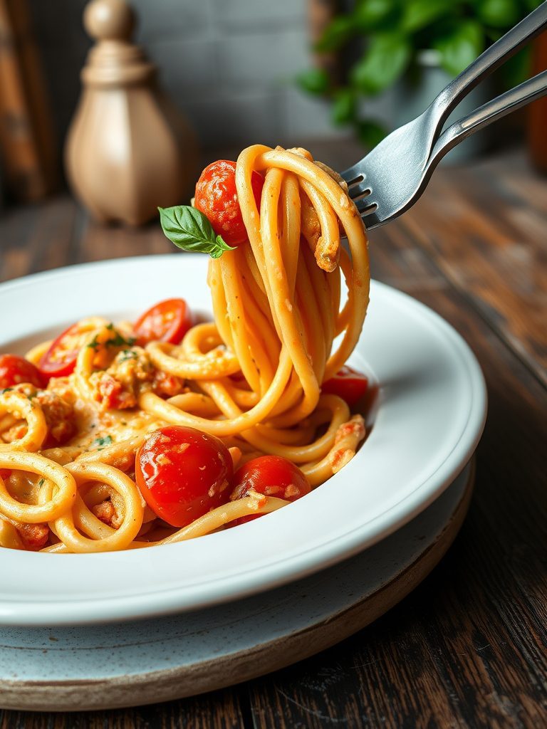 delicious italian food dish