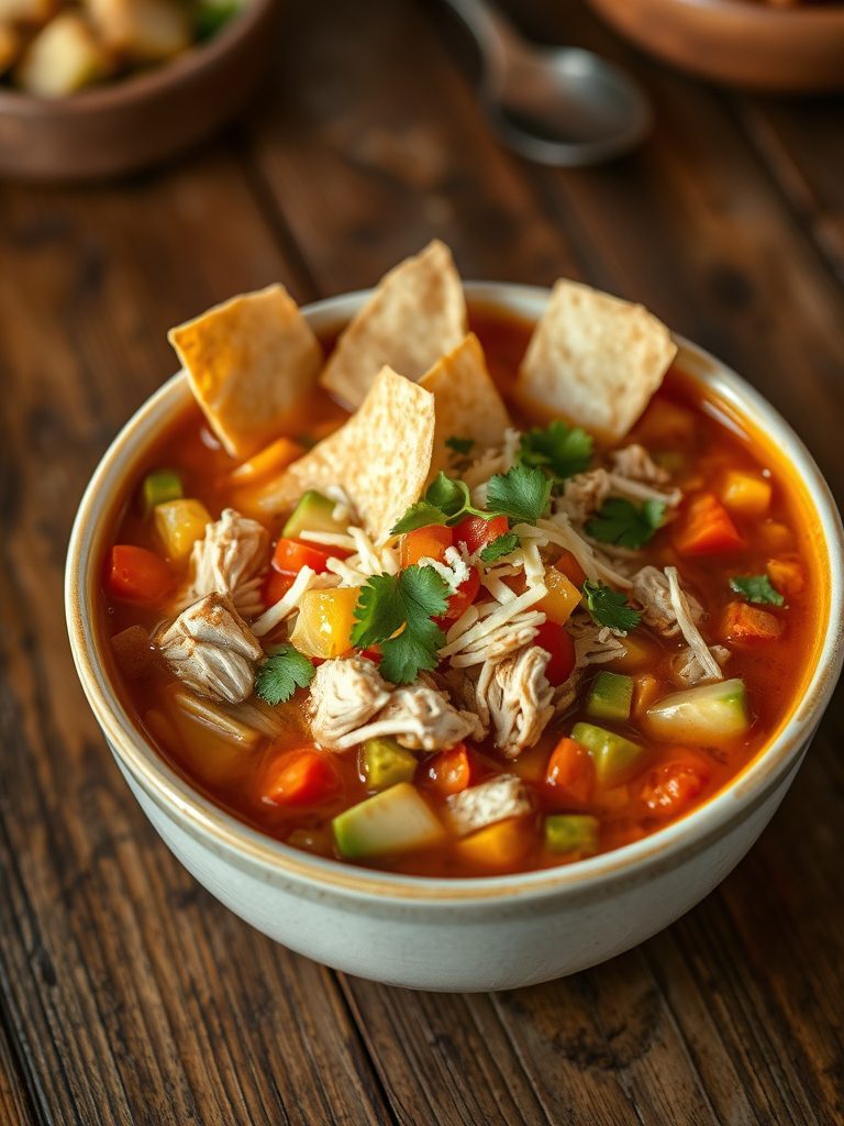 delicious mexican chicken soup