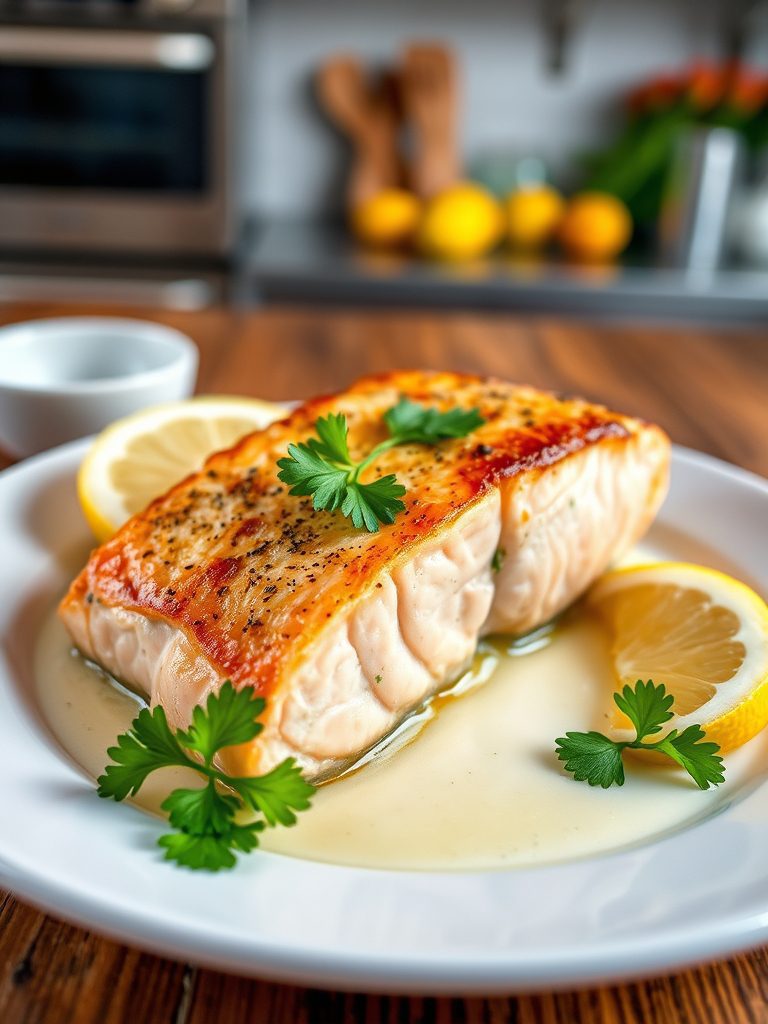 delicious salmon fish dish