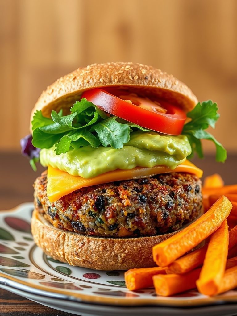 delicious vegetarian fast food