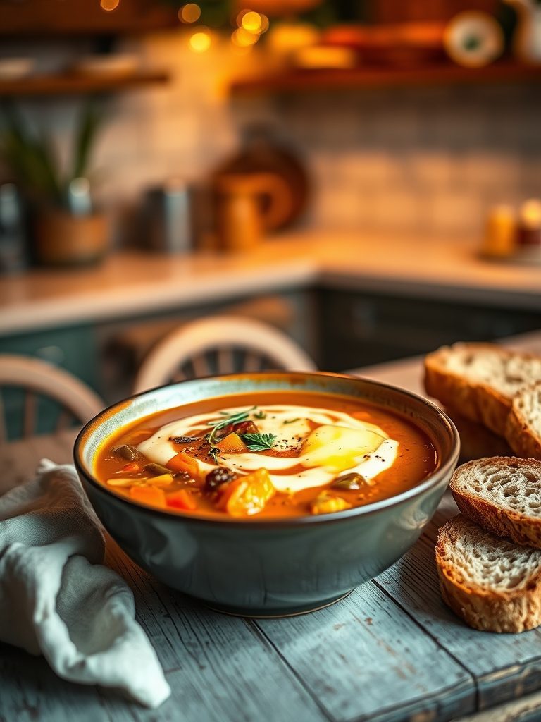 delicious winter vegetable soup