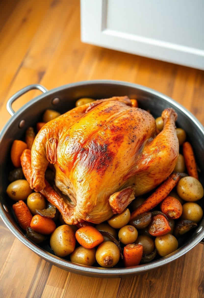 deliciously cooked roasted meals
