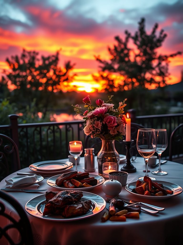 dining under the stars