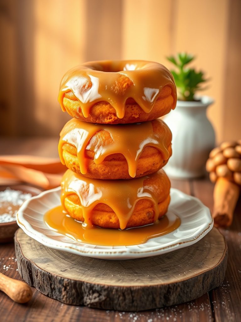 donuts with sweet glaze