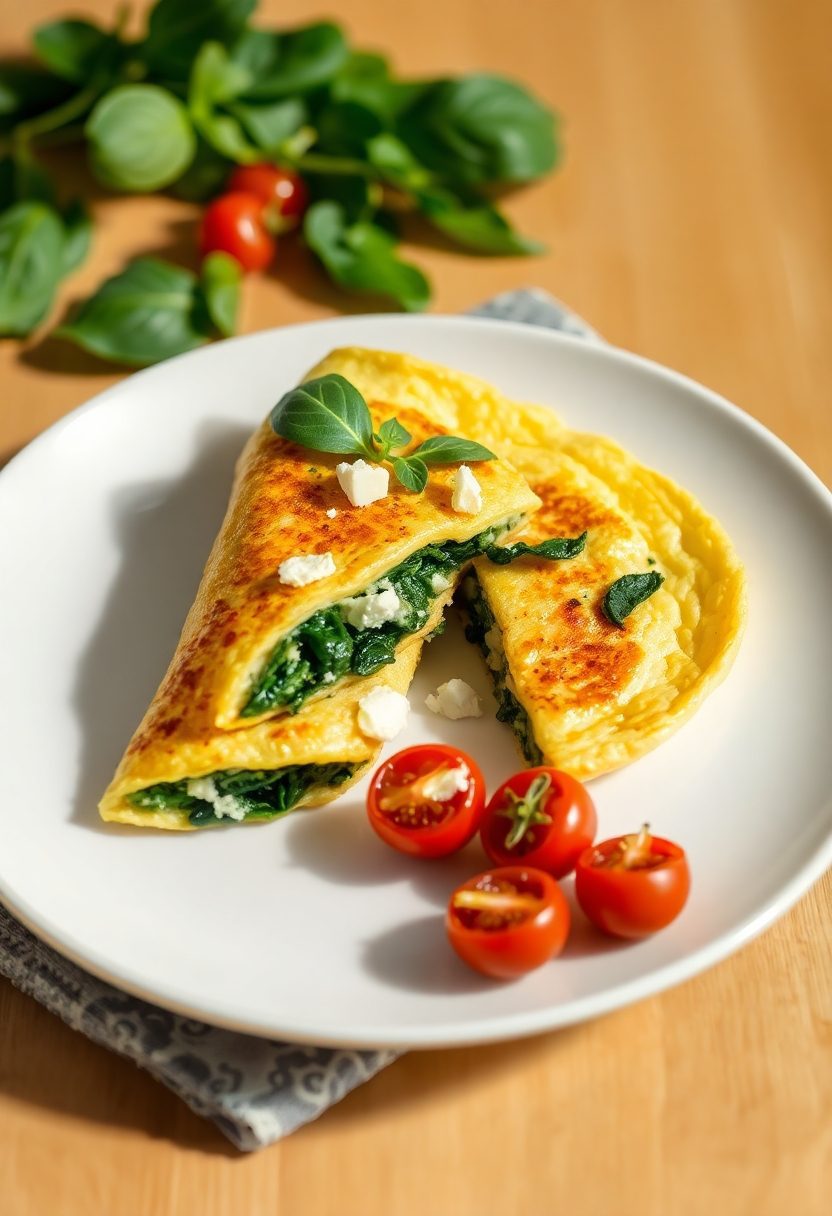 easy breakfast with vegetables