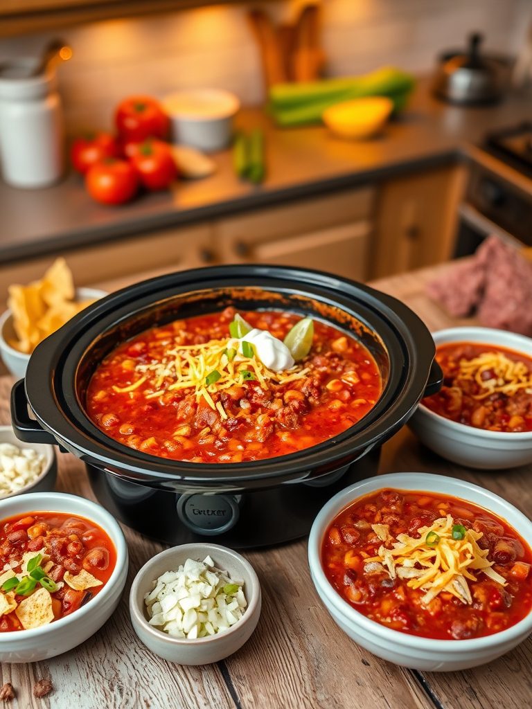 easy slow cook chili