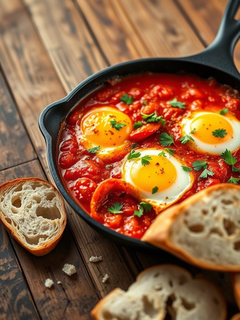 eggs in spicy sauce
