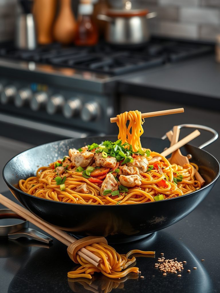 fast asian food dish