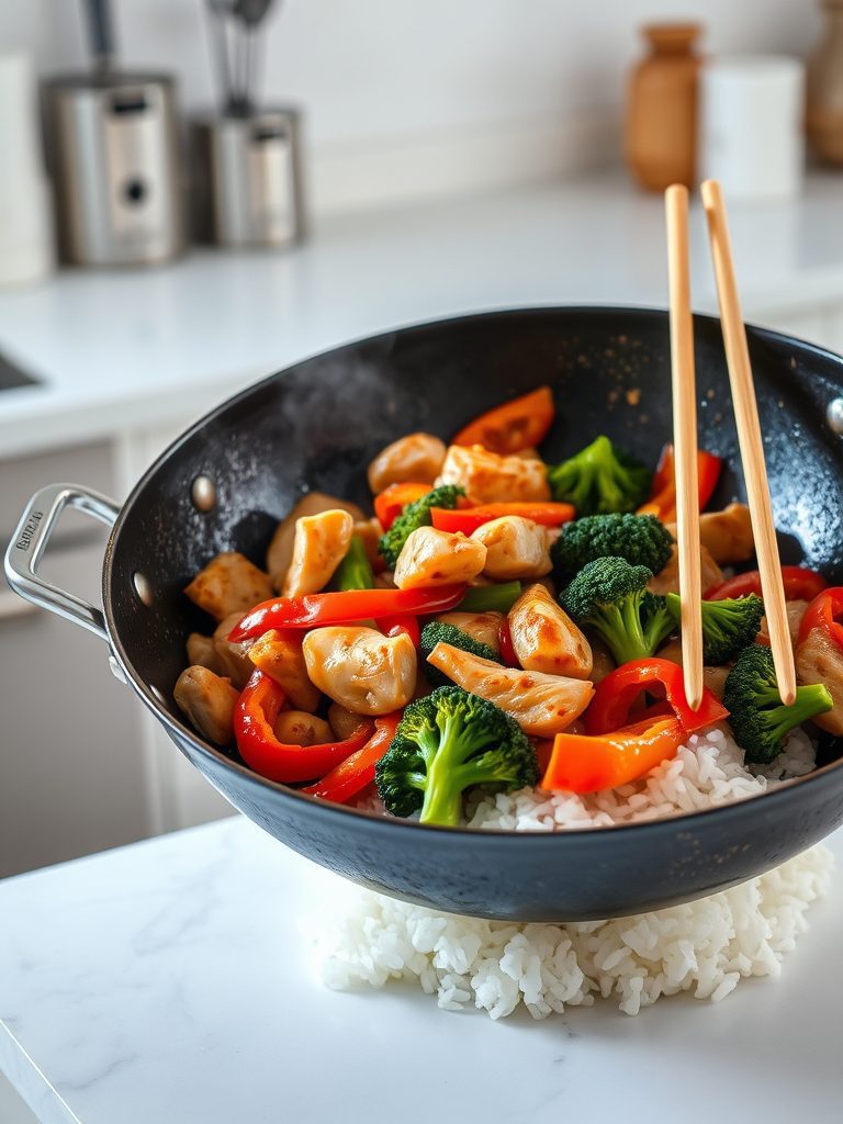 fast asian food preparation