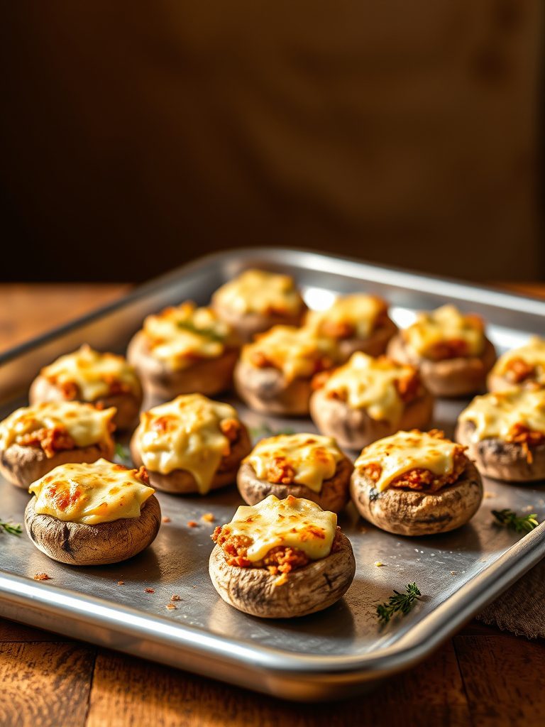 filled with savory ingredients