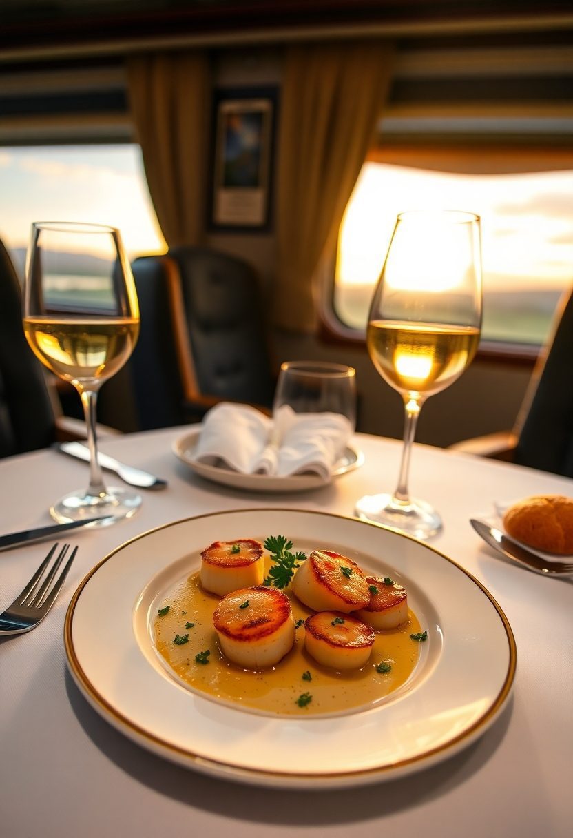fine dining train experience