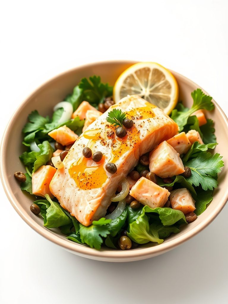 fish with lemon dressing
