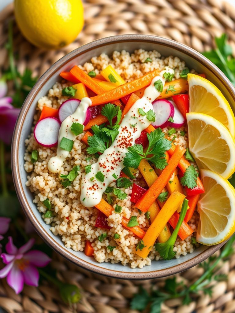 fresh and healthy meal