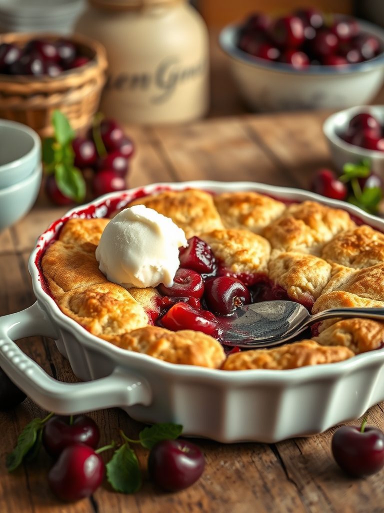 fresh cherry dessert recipe