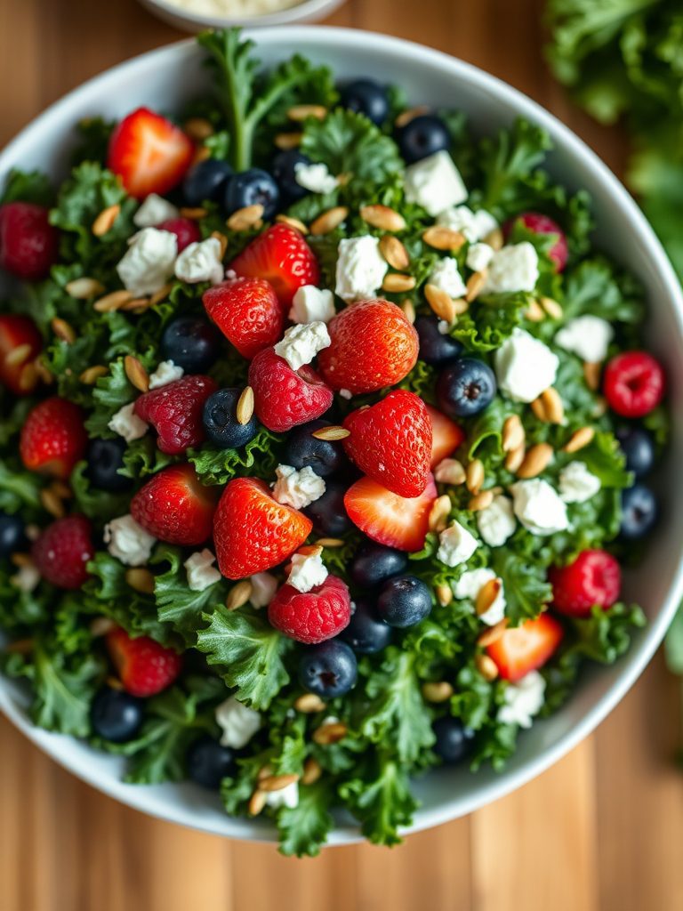 fresh mixed green salad