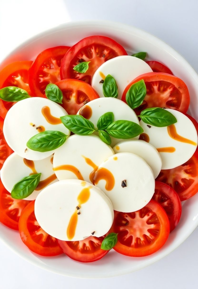 fresh mozzarella italian dish
