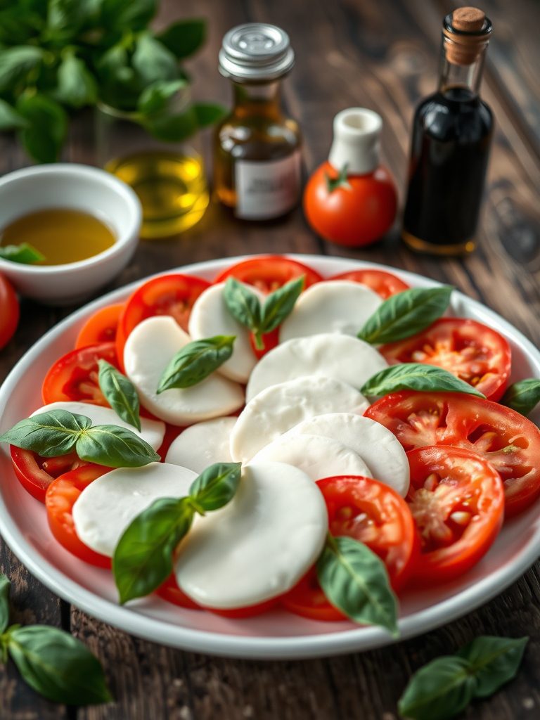 fresh mozzarella tomato salad