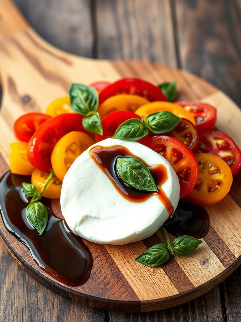 fresh mozzarella tomato salad