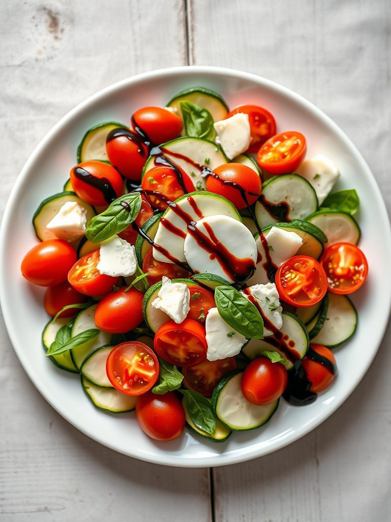 fresh summer vegetable salad