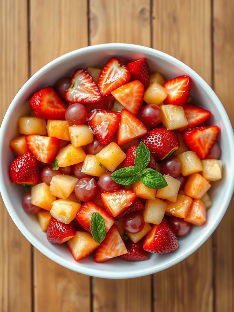 fruits mixed in bowls