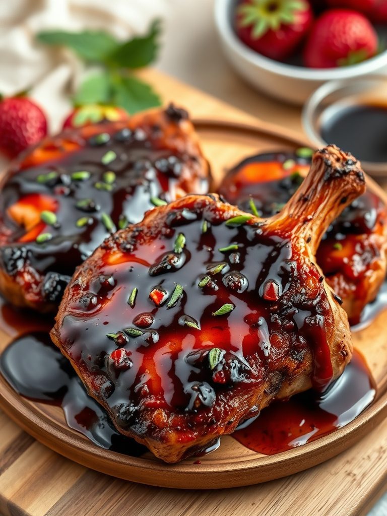glazed pork chops recipe