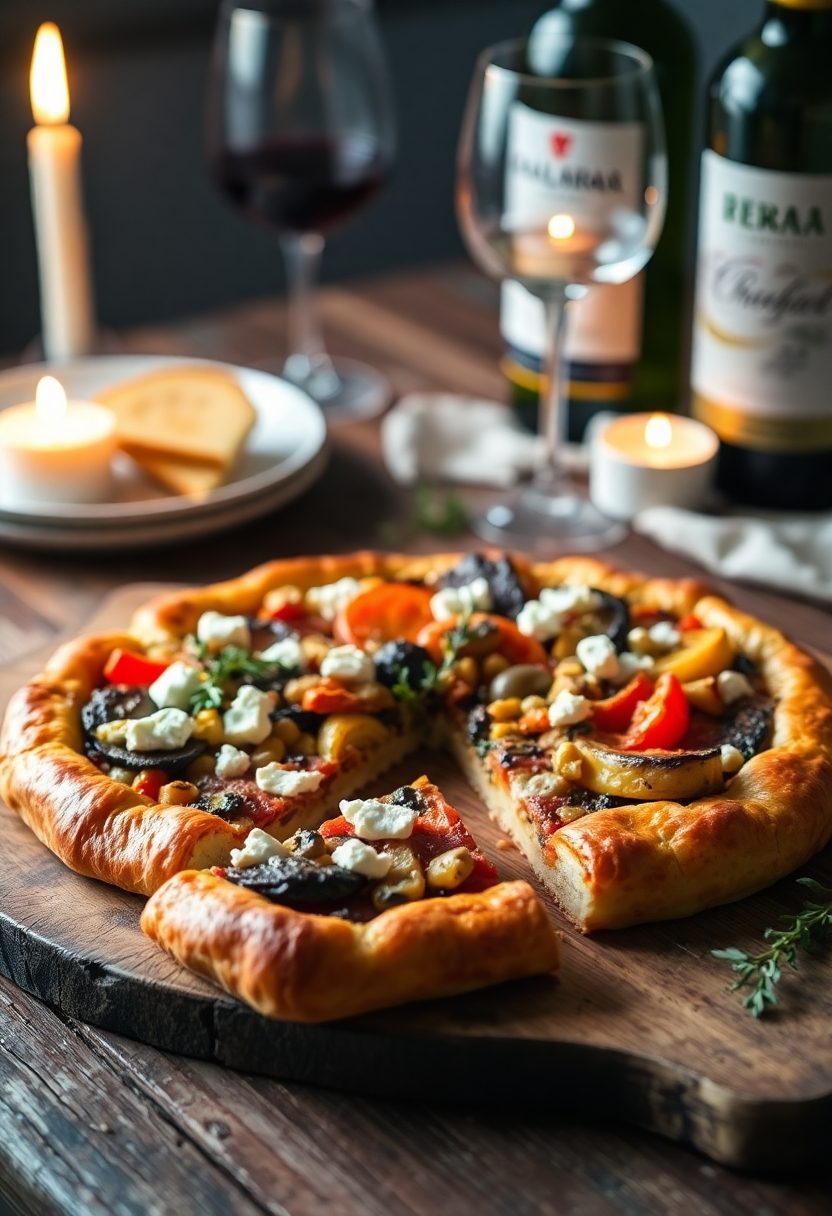 goat cheese roasted tart