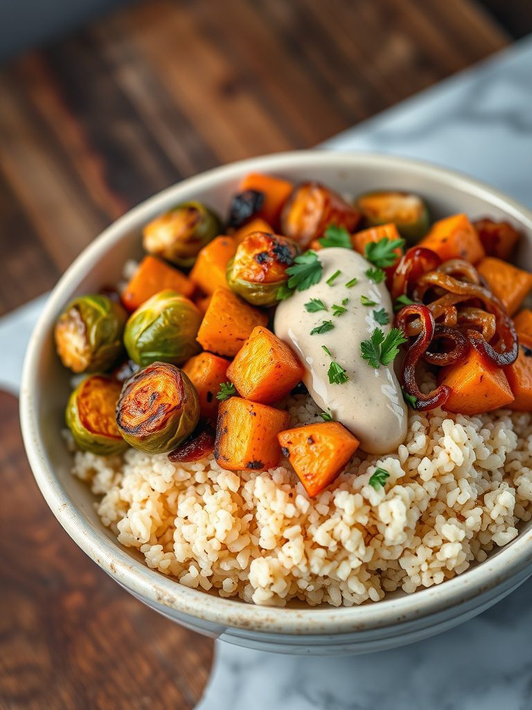 healthy food in bowl
