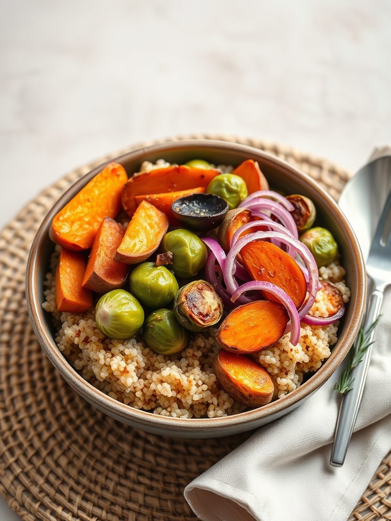 healthy food in bowl