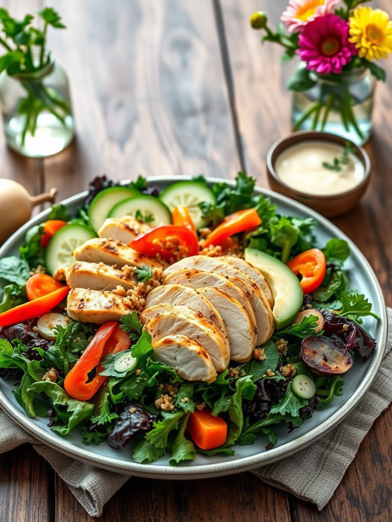 healthy salad food